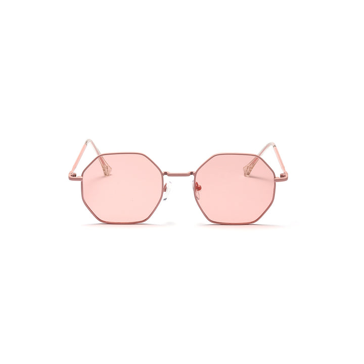 Women's octagonal sunglasses with elegant metal accents Bowlift