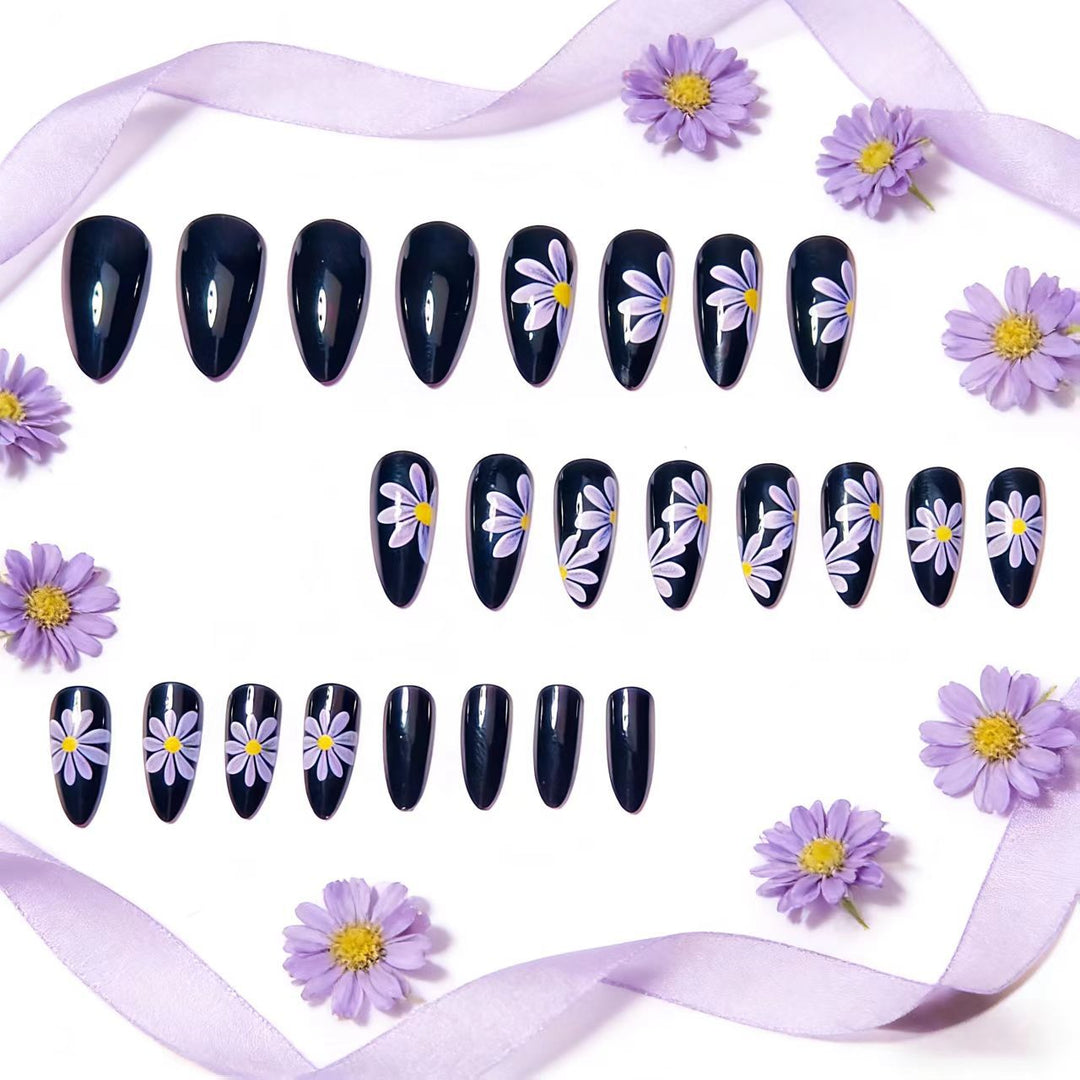 Artistic Floral Nail Art Bowlift