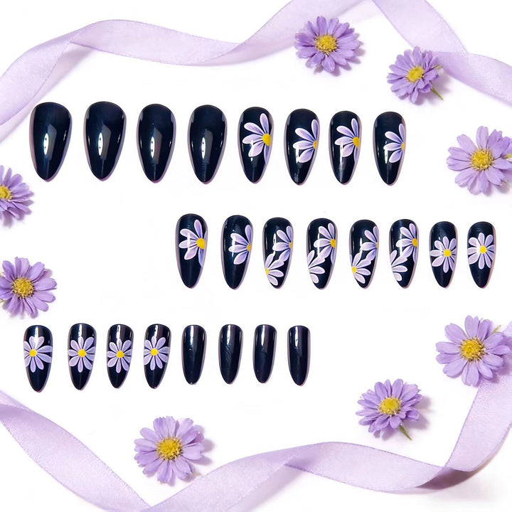 Artistic Floral Nail Art Bowlift