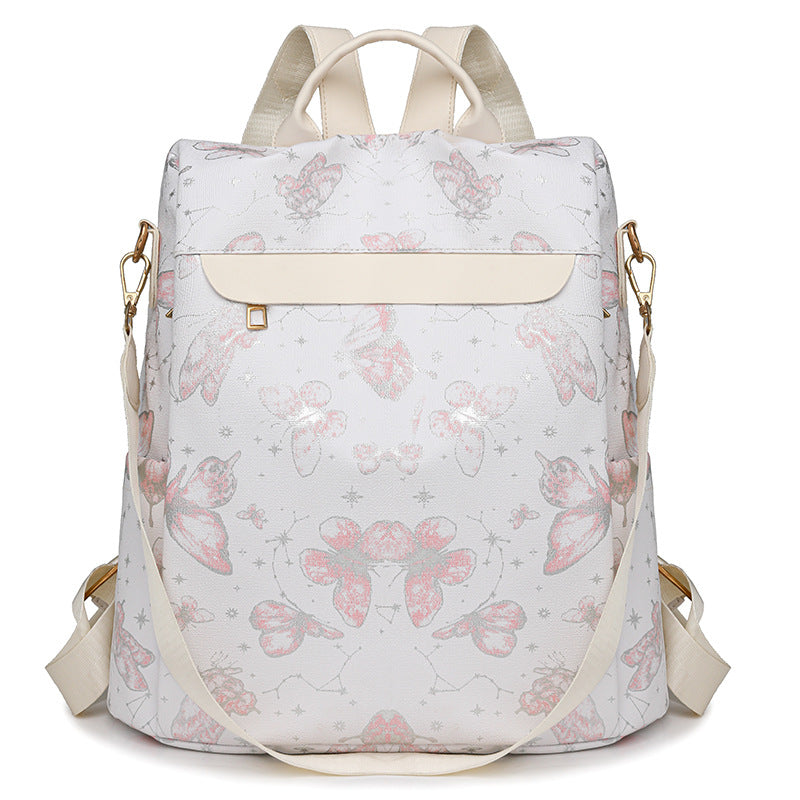 Backpack with Elegant Butterfly Design and Practical Compartments Bowlift
