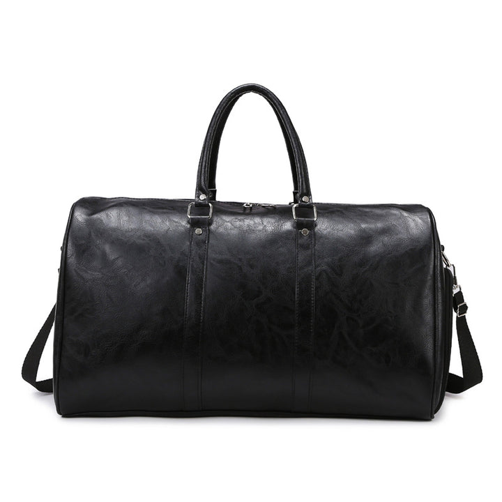 Vintage Leather Weekend Duffle Bag Bowlift