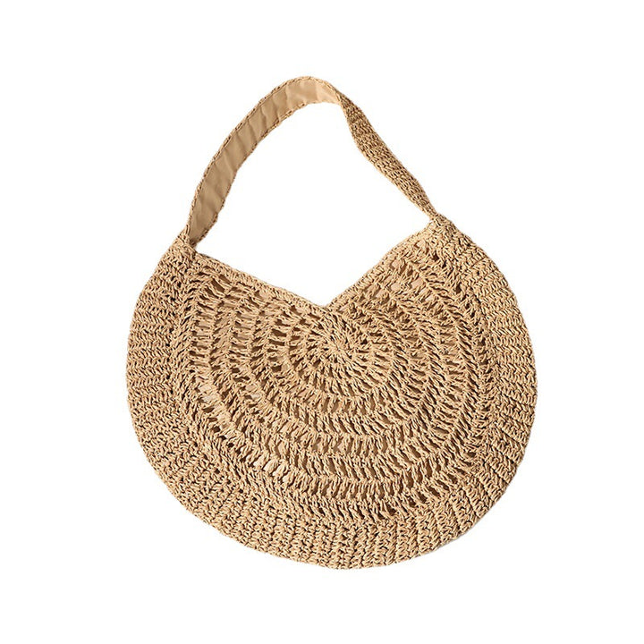 Crocheted Beach Bag in Artistic Spiral Design Bowlift