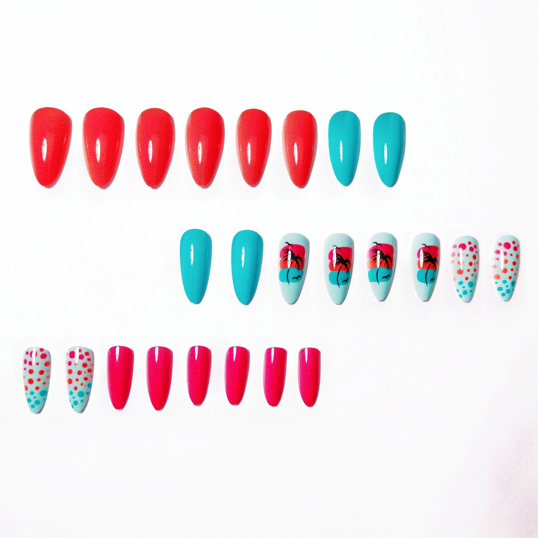 Tropical Island-Inspired Nail Art Bowlift