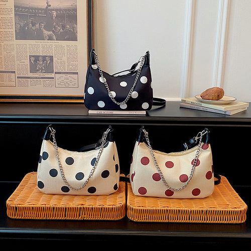 WoPolka Dot Patterned Crossbody Handbag Bowlift