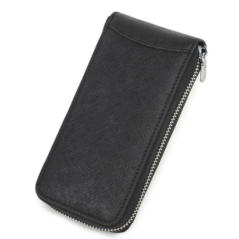Zippered Leather Phone Pouch Bowlift