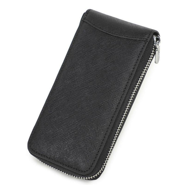 Zippered Leather Phone Pouch Bowlift