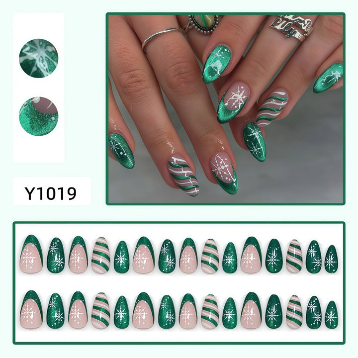 Artificial Nails in Modern Tribal Design Bowlift