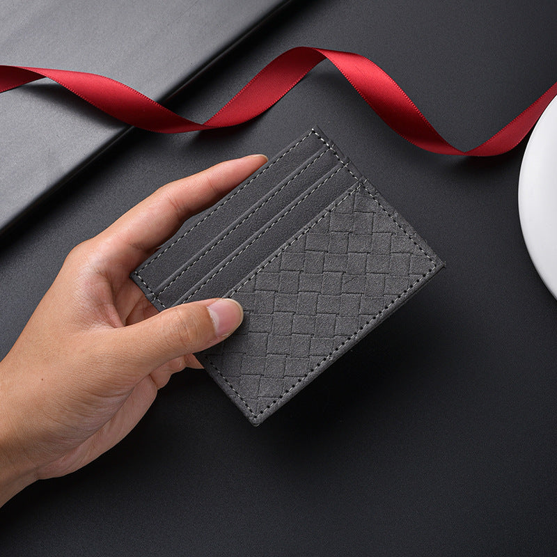 Textured RFID-Blocking Card Holder Bowlift