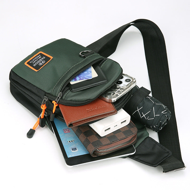 Military-Inspired Versatile Sling Bag Bowlift