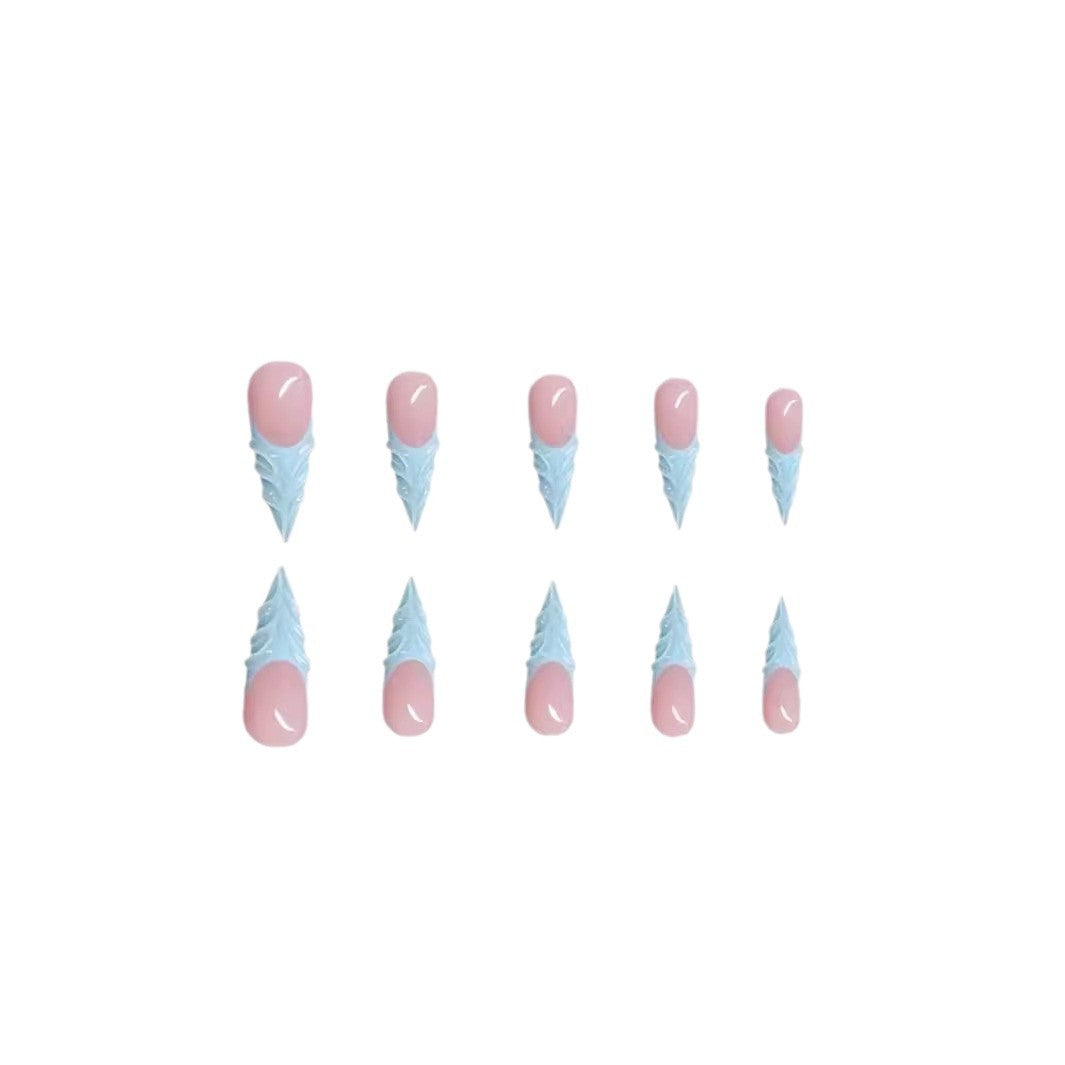 Unique Sculpted Nail Extensions Bowlift