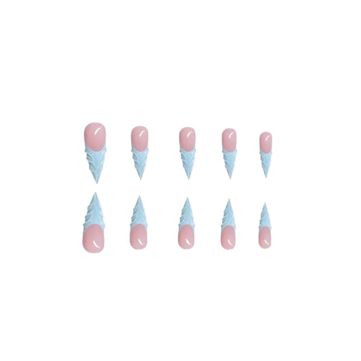 Unique Sculpted Nail Extensions Bowlift