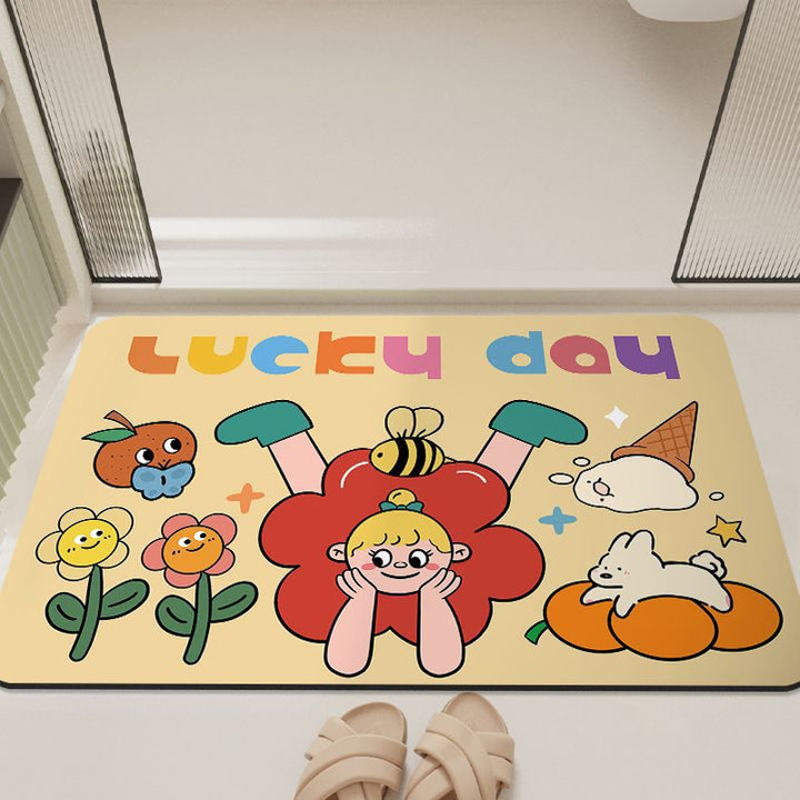 Cartoon-Inspired Bathroom Mat Bowlift