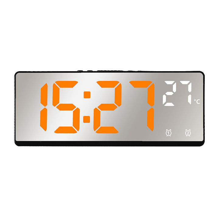 Digital alarm clock with temperature sensor and mirror function Bowlift