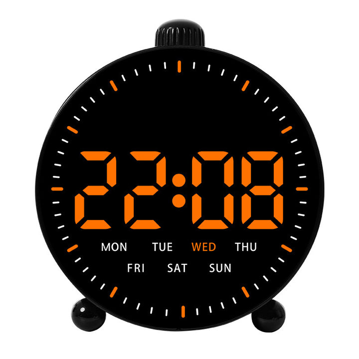Digital desk clock with LED display and date Bowlift