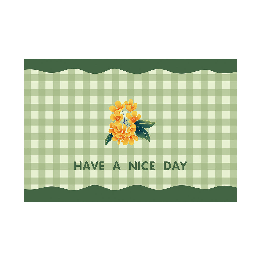 Stylish Floral Patterned Comfort Bath Mat Bowlift