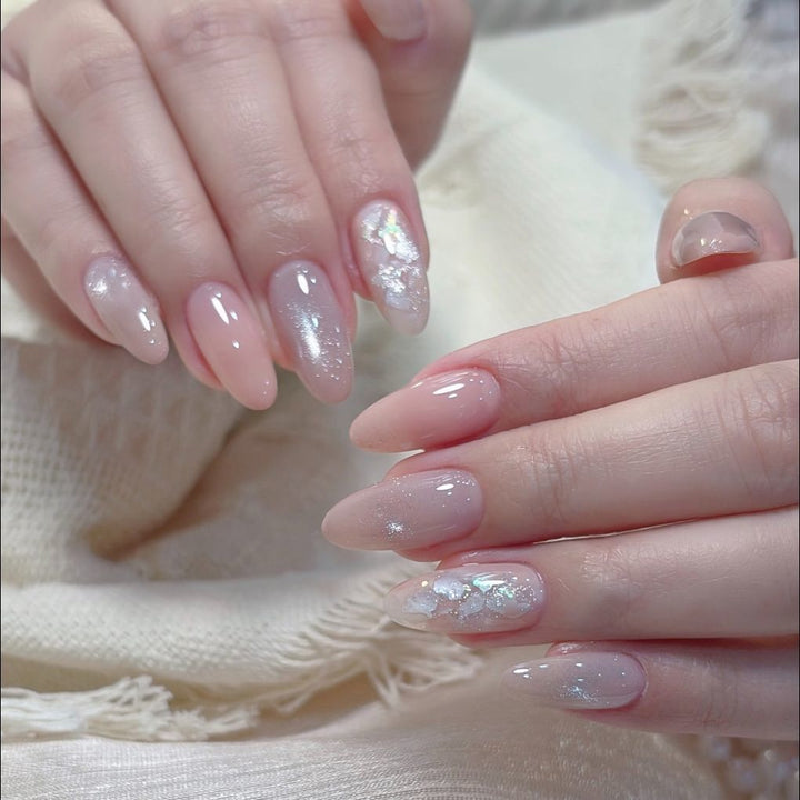 Elegant Almond Shaped Nail Extensions