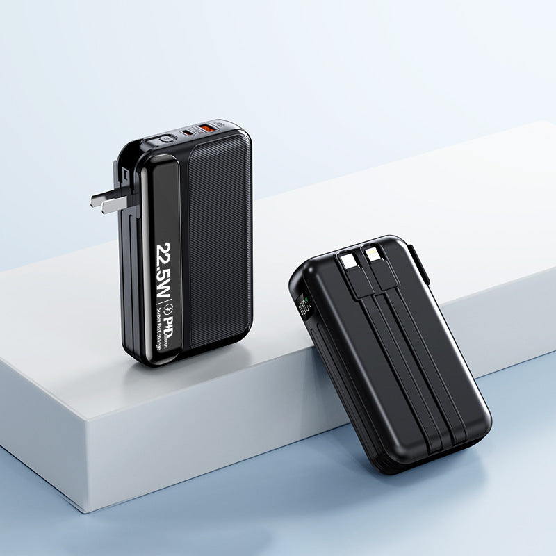 High-performance power bank with integrated fast charger Bowlift
