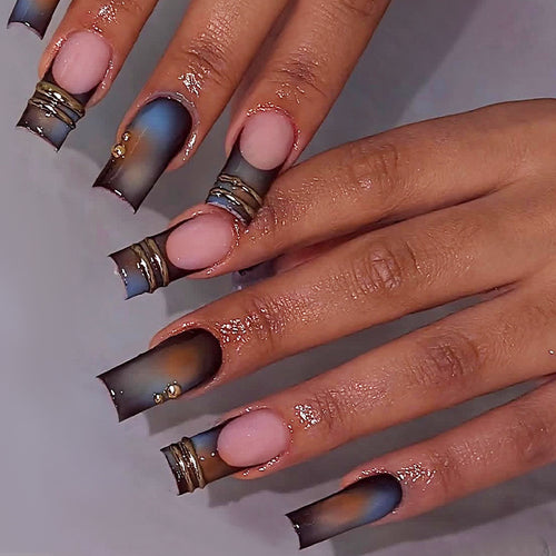 Ombre Press-On Nails Set Bowlift