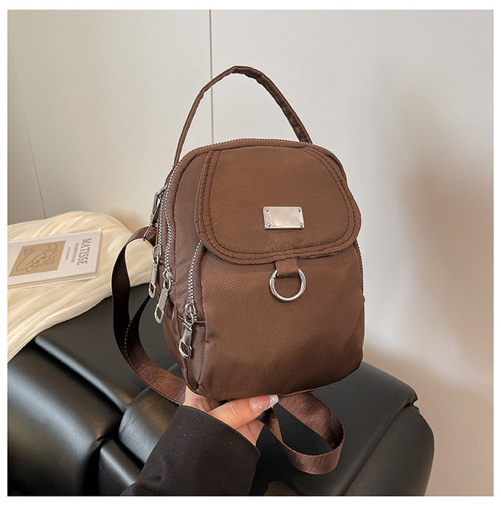 Compact Multi-Pocket Mini Backpack
