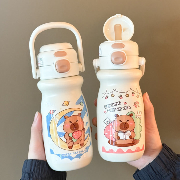 Women's insulated drinking bottle in playful animal design Bowlift