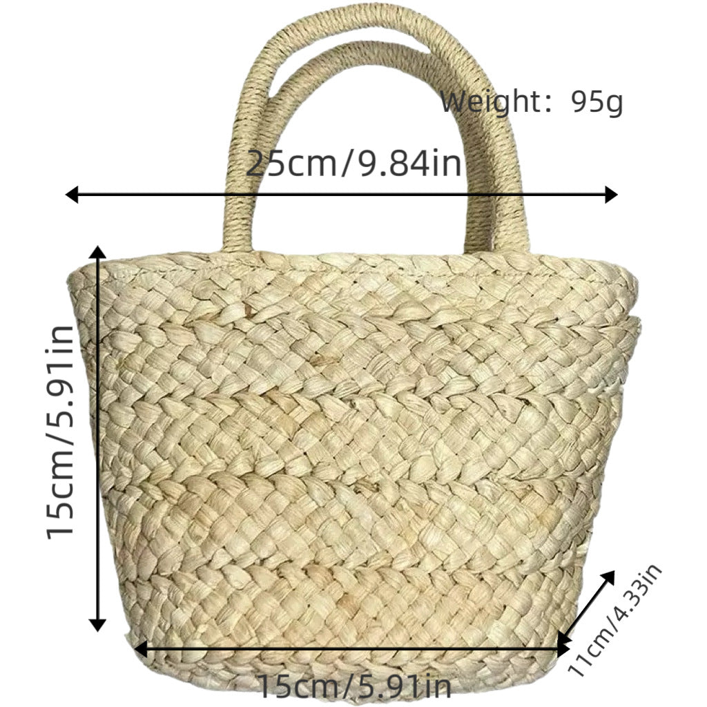 Naturally Woven Basket Bag Bowlift