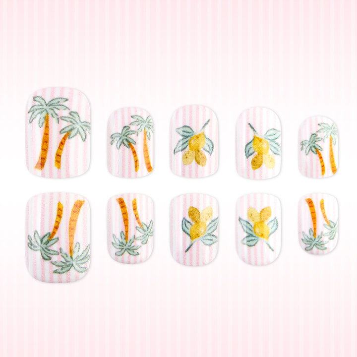 Tropical Fruit-Themed Nail Art Bowlift