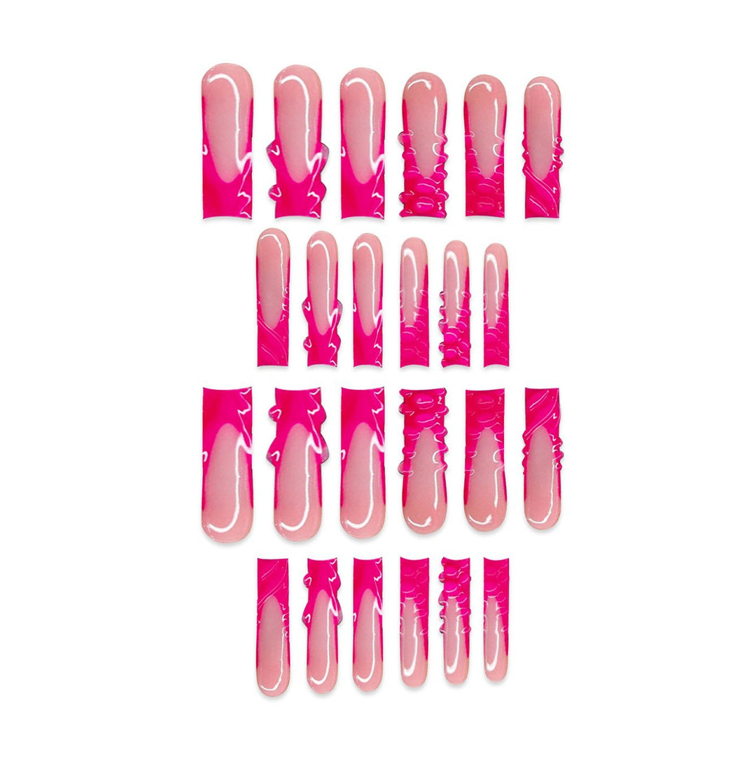 Creative Long Acrylic Nail Extensions Bowlift