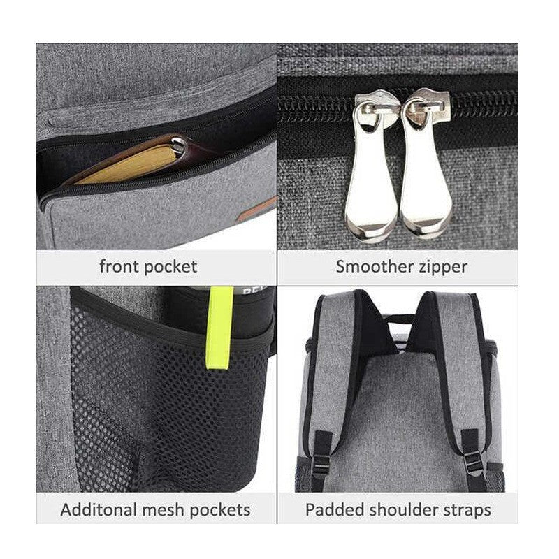 Unisex insulated cooler backpack with large main compartment, front pocket, and silky thermal insulation Bowlift