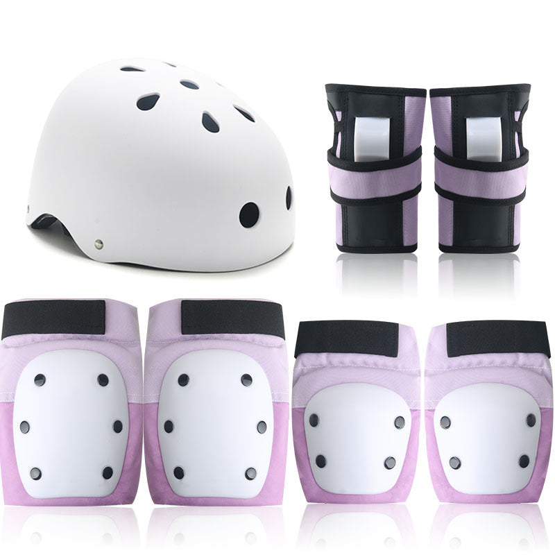 Safety Skating Helmet and Protective Gear Set Bowlift