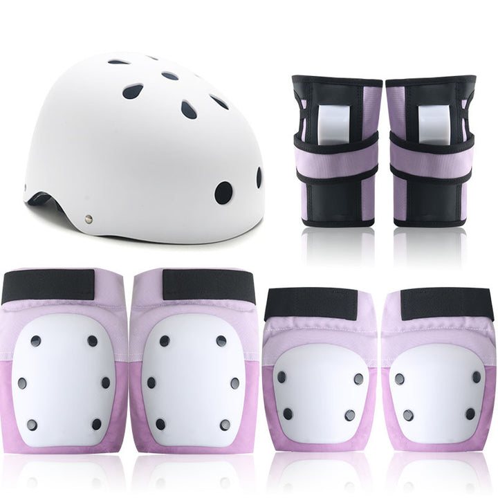 Safety Skating Helmet and Protective Gear Set Bowlift