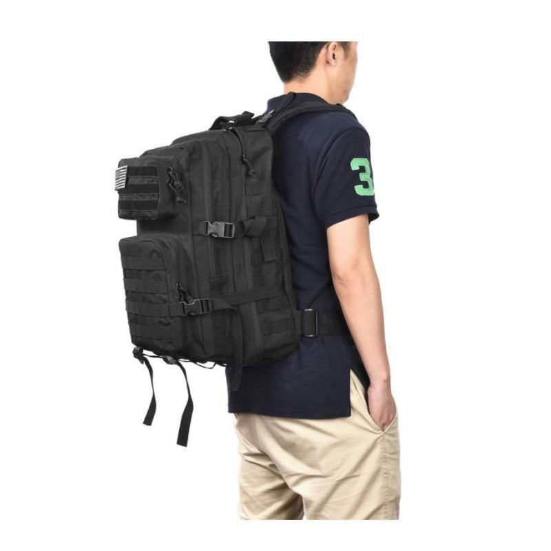 Tactical backpack with versatile storage Bowlift