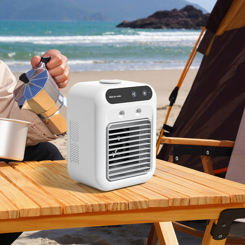 Unisex portable mini air cooler with USB operation and integrated evaporation function Bowlift