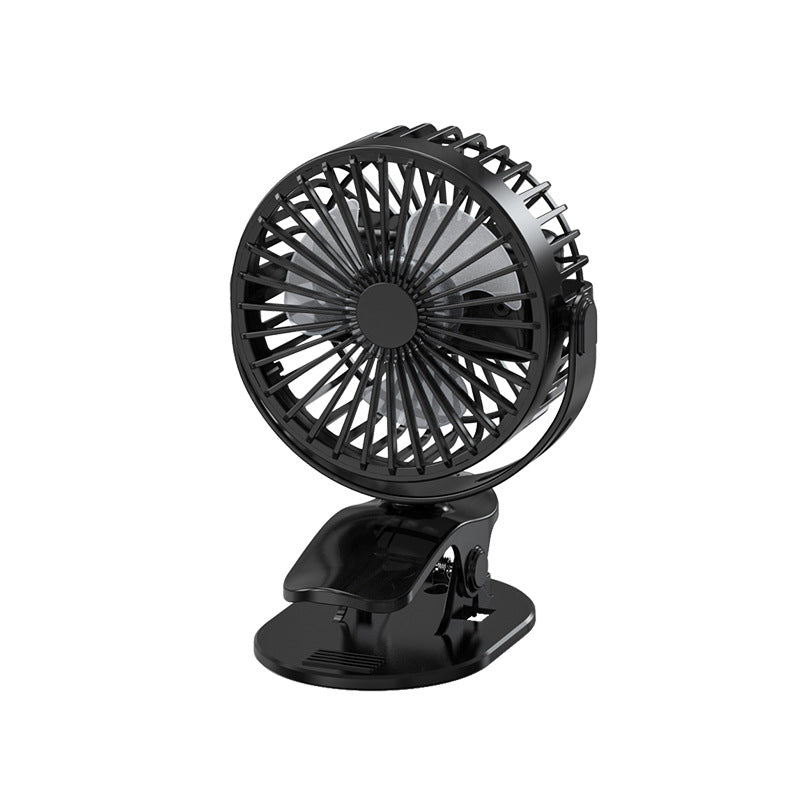 Portable table fan with clip function and quiet operation Bowlift