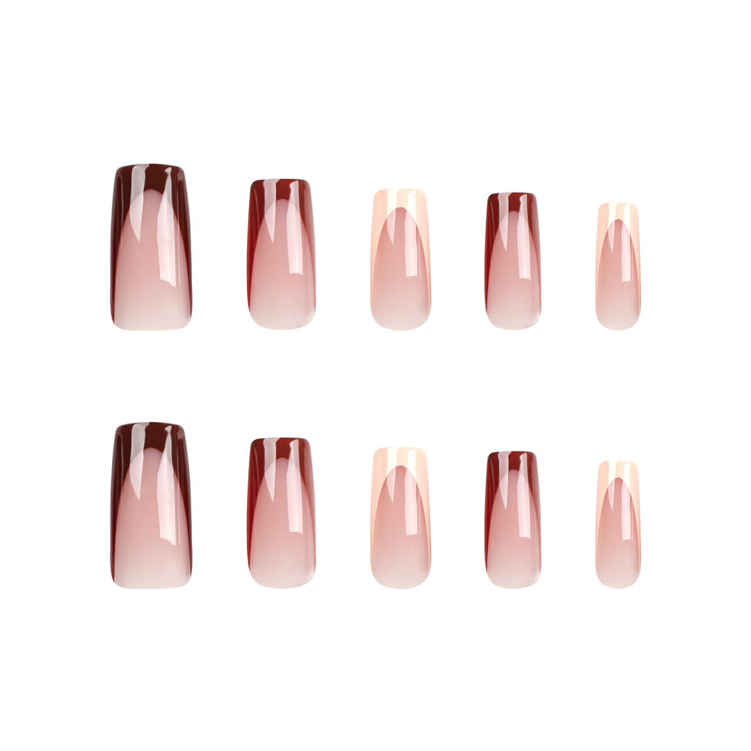 Trendy Art Nails with Elegant Gradient Bowlift
