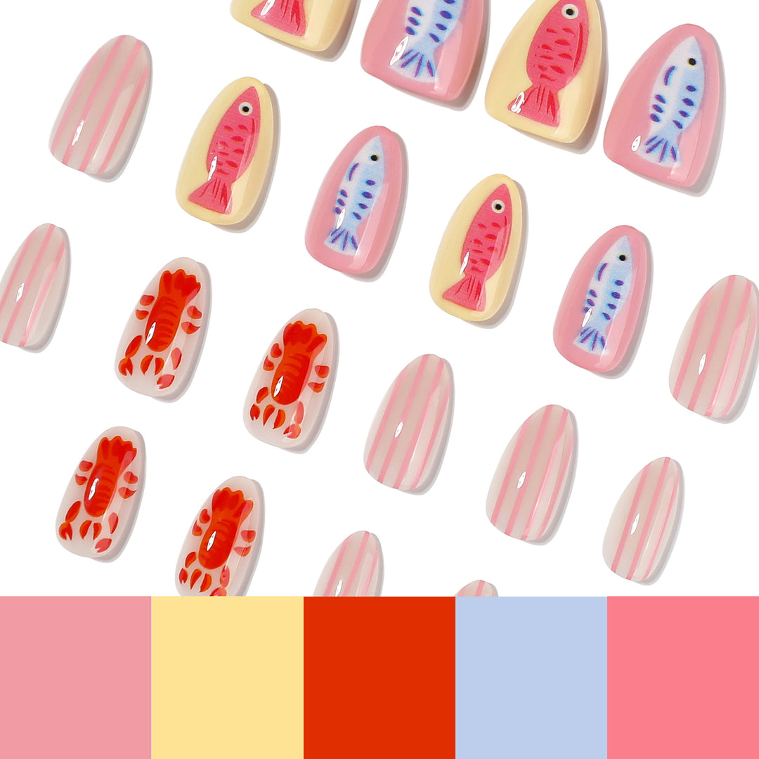 Artful Nail Art in Maritime Design Bowlift