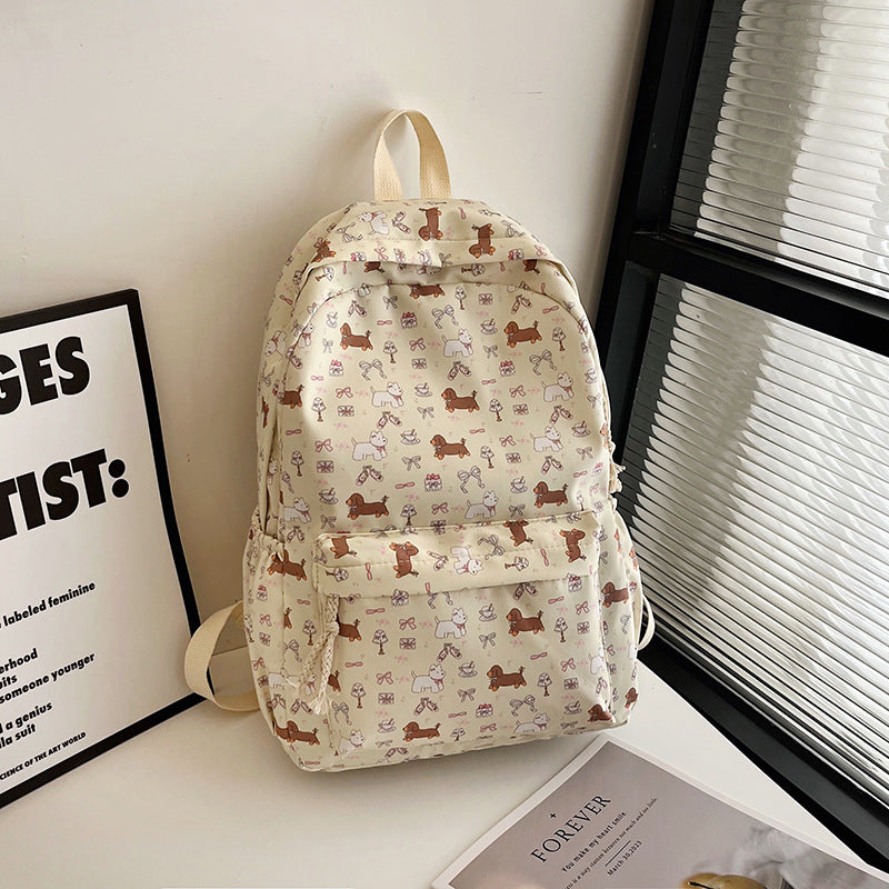 Playful Dog-Themed Backpack