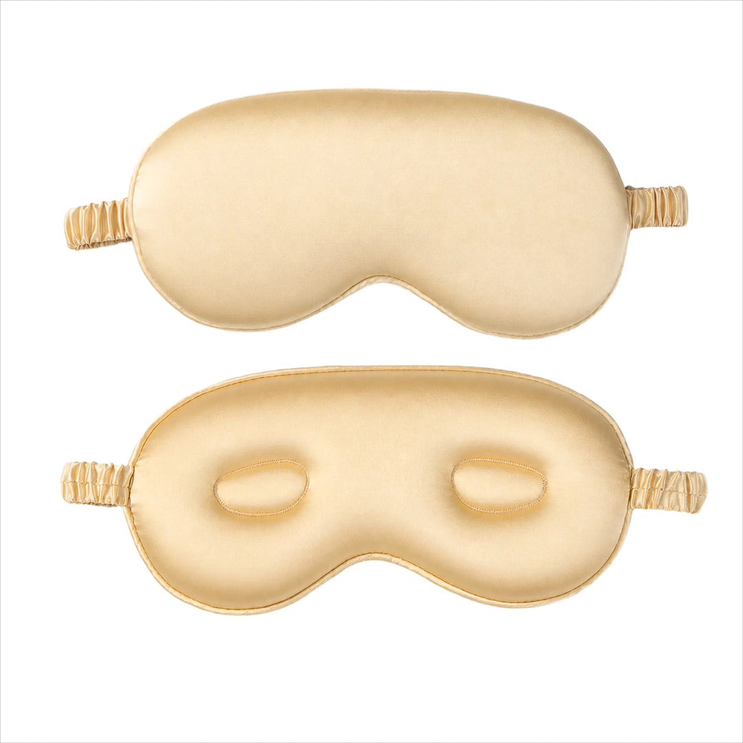 Unisex nano 3D-eye mask with distance chambers for eyelash protection and elastic comfort band Bowlift