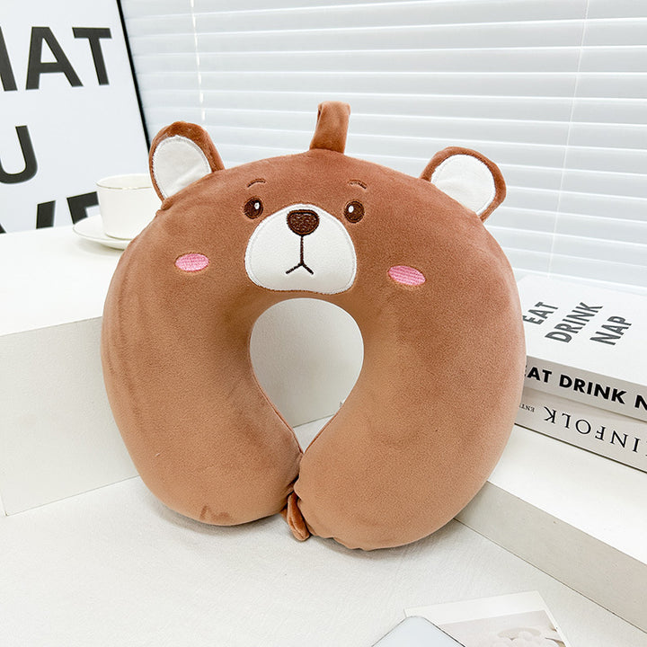 Ladies neck pillow with cuddly bear motif Bowlift