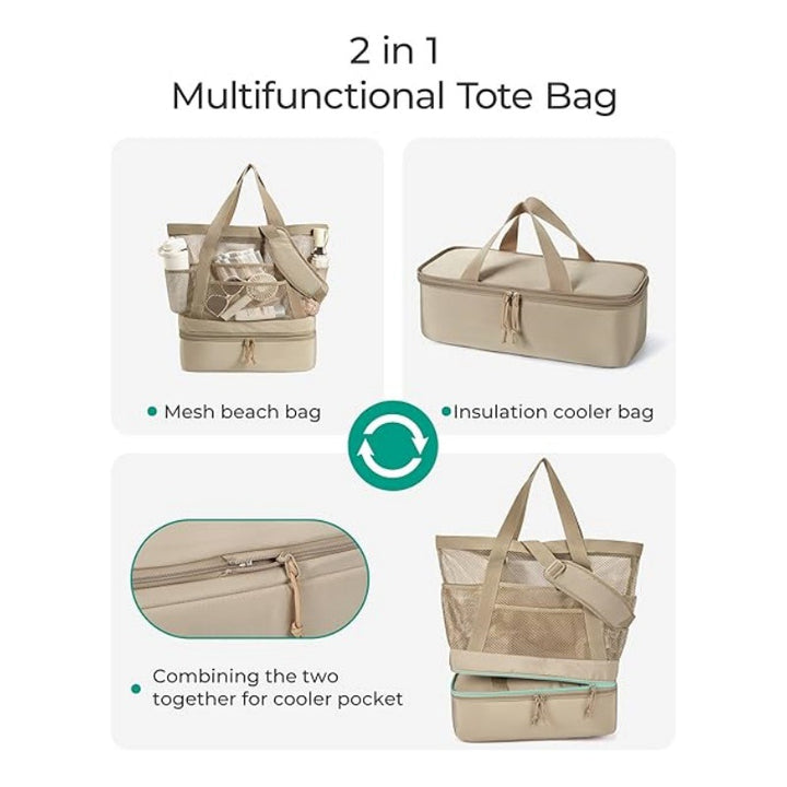 Cooler bag with multifunctional compartments Bowlift