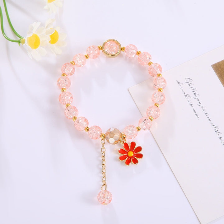 Elegant bracelet with flower pendant Bowlift