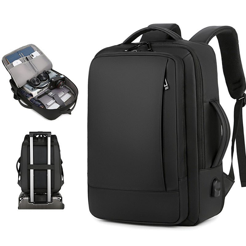 Elegant business backpack with intelligent storage and protective laptop compartment Bowlift