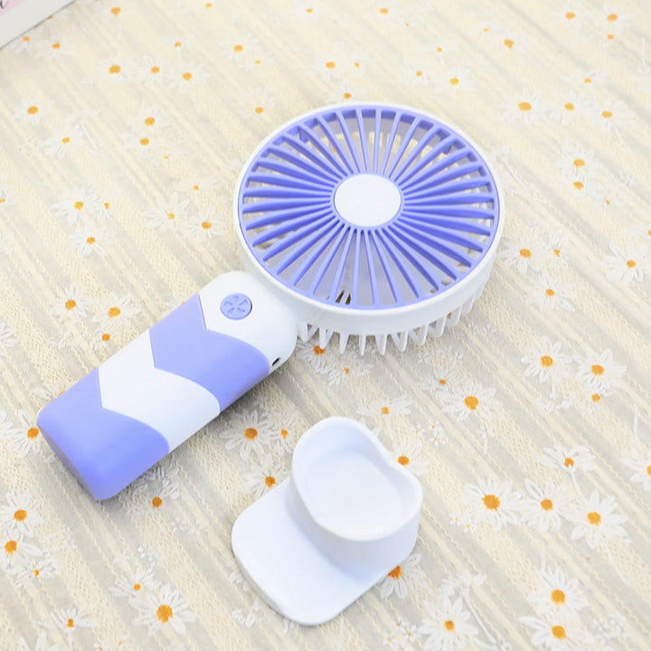 Women Portable Hand Fan with Flexible Stand and Powerful Battery Bowlift