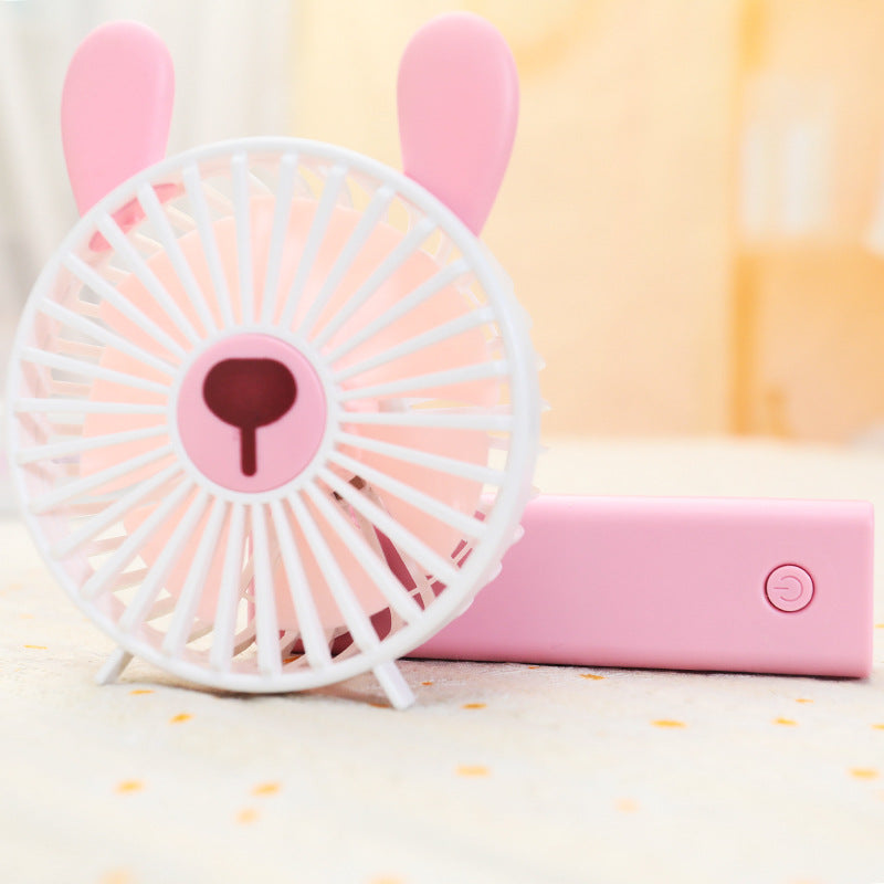 Women's Portable Handheld Fan in Charming Animal Design Bowlift