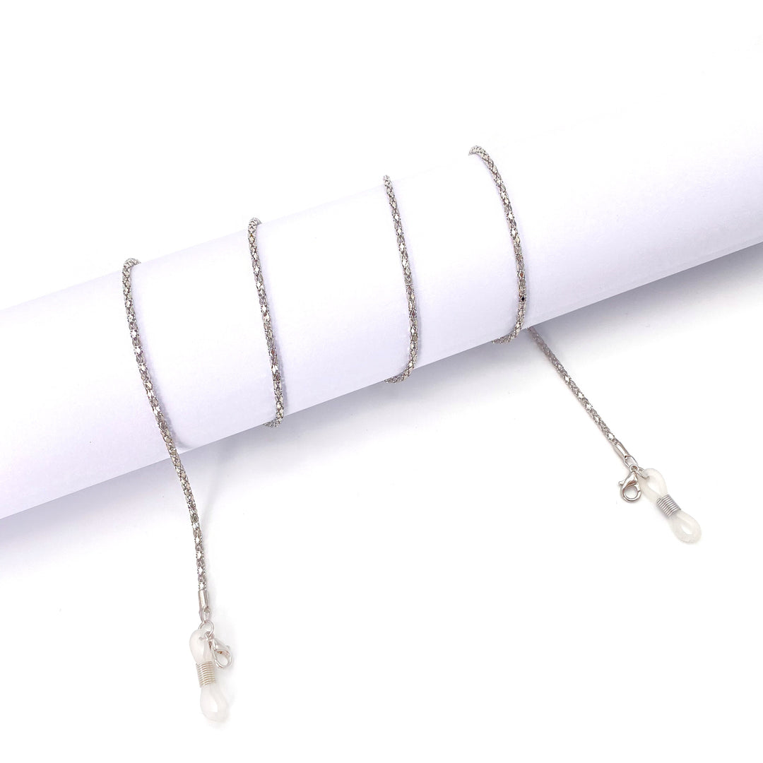 Minimalist Crystal-Detail Chain Anklet Bowlift