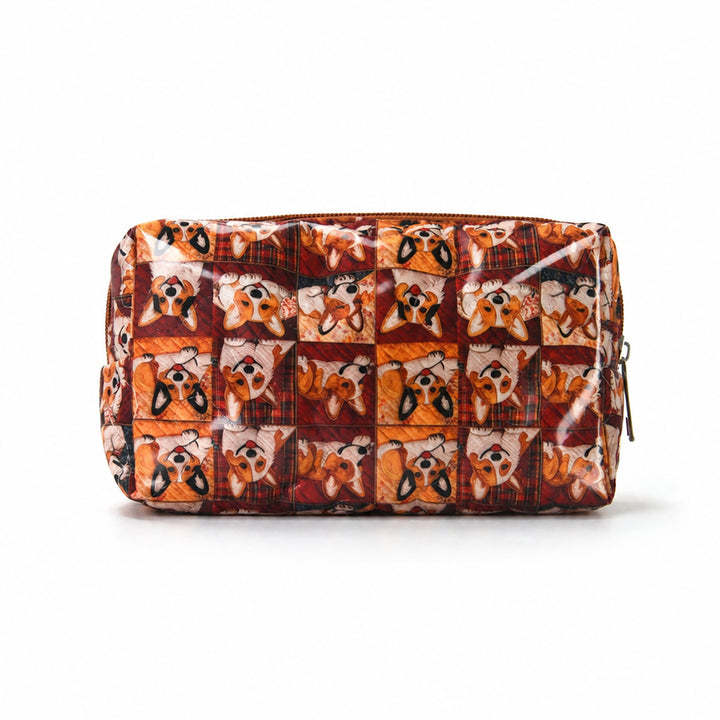 Cosmetic pouch with colorful animal design Bowlift
