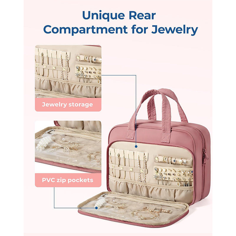 Jewelry Organizer Bag with Practical Inserts Bowlift