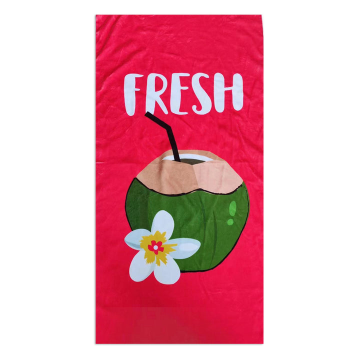 Beach towel with stylish palm motif Bowlift