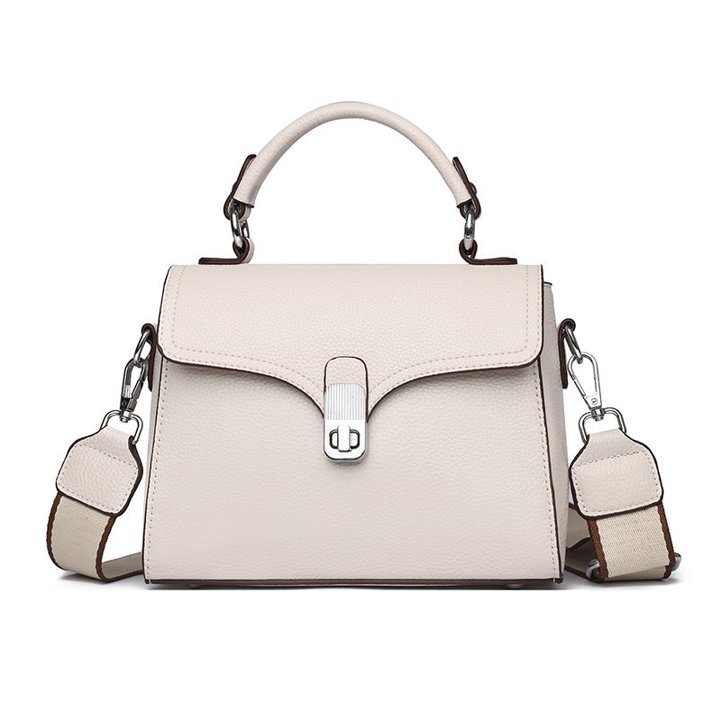 Elegant Leather Handbag Bowlift