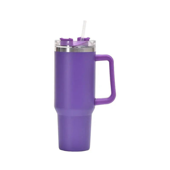 Women's Insulated Drinking Cup with Handle and Straw Bowlift