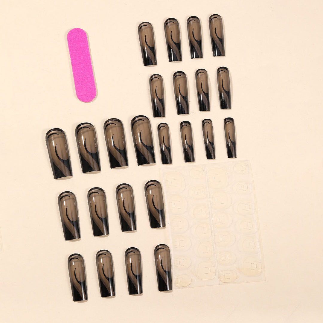 Stylish Abstract 3D Nail Art Extensions Bowlift